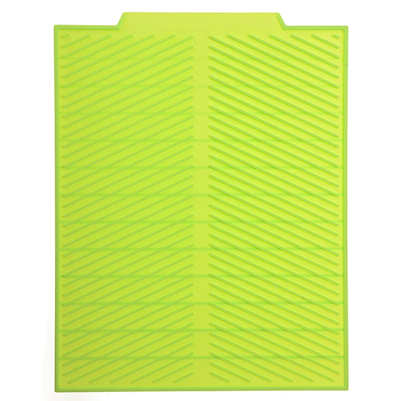 2 Colors Eco-friendly Silicone Drying Pad For Oven Microwave Refrigerator Dishwasher Kitchen Tableware Dish Mat 1 pc