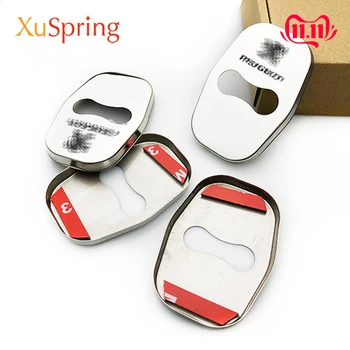 

For Peugeot 207 208 301 308 508 2008 3008 4008 5008 Door Lock Covers Caps Protective Case Accessories Stainless Steel Stylings