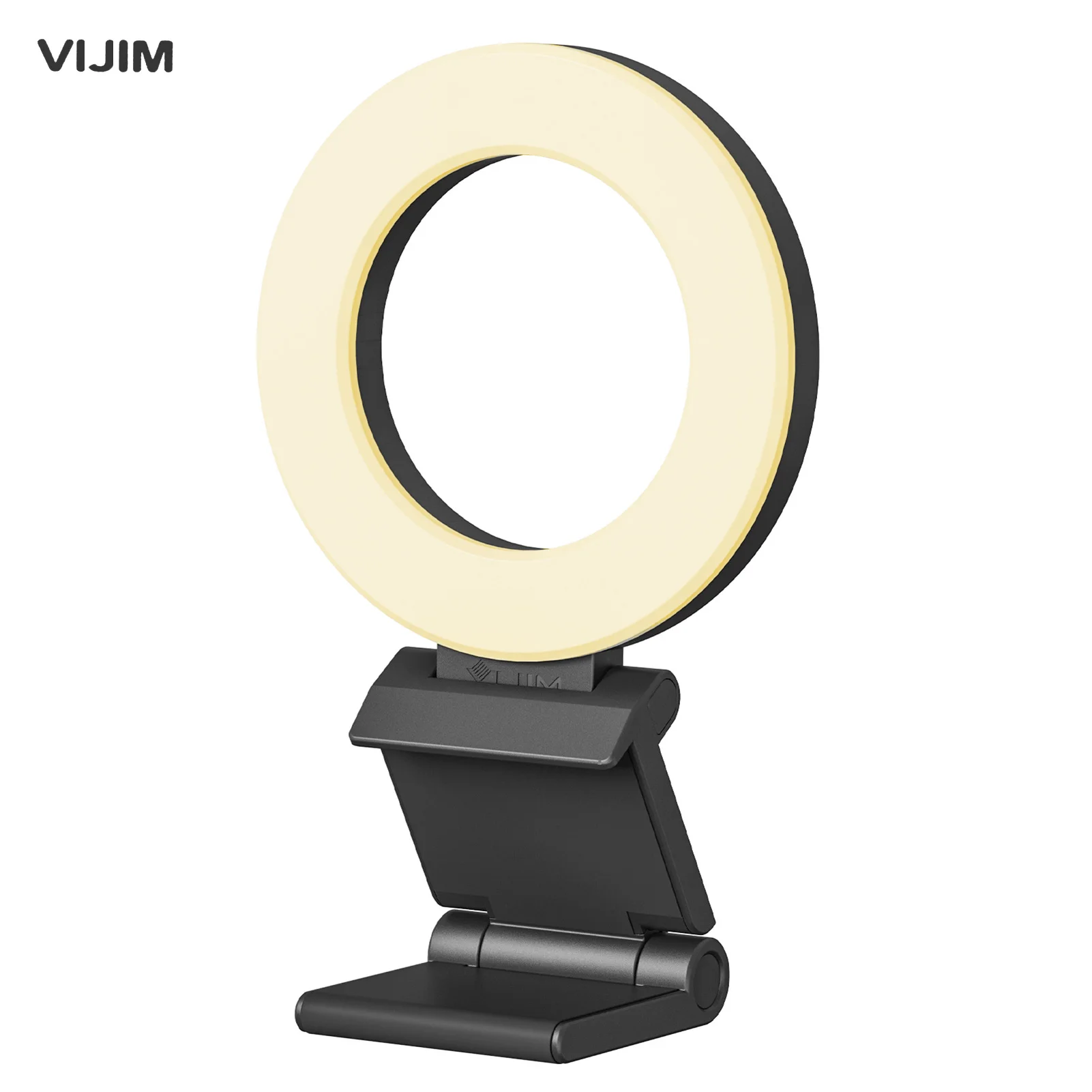 CL07 4" Clip on LED Ring Light Laptop Video Conference Light 3000K