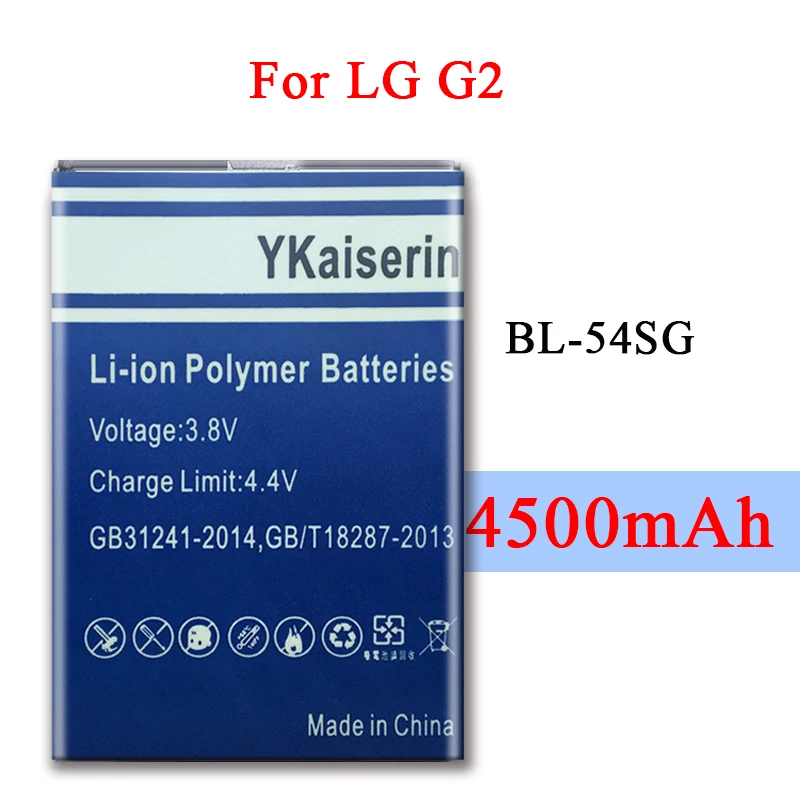 100% новый BL-54SG(BL-54SH)4500 мА/ч для LG G2 F320 F340L H522Y F260 D728 D729 H778 H779 D722 Lg90 D410 высокое качество
