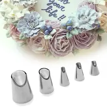 Neue Blumen Backen Russische Düse Edelstahl Juju Tulip Icing Piping Pastry Tipps Düsen Tasche Cupcake Kuchen Dekorieren Werkzeuge