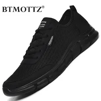 Summer Mesh Men Shoes Lightweight Sneakers Men Fashion Casual Walking Shoes Breathable Lace-up Mens Trainers Zapatillas Hombre