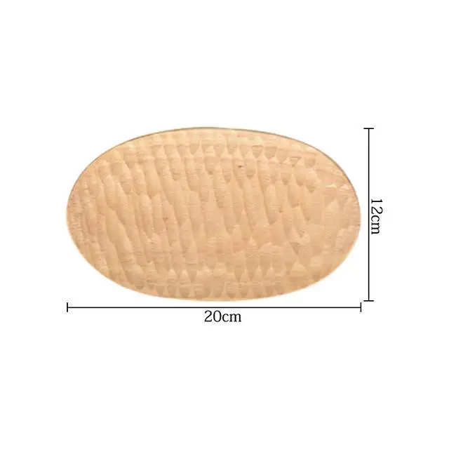 JJ1438R20x12CM Горячее предложение, тарелка из черного орехового дерева, фруктовое блюдо, тарелка, чайный поднос, десертный ужин, хлеб, пицца, деревянная тарелка, Ретро стиль, резиновый поднос для чая - Цвет: JJ1438R20x12CM