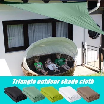 

Waterproof Protection Outdoor Sun Shade Equilateral-Triangl Sunscreen Awning Outdoor Oxford Cloth Garden Pool Camping Shade