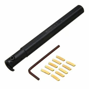 

12pcs MGMN200 Inserts MGIVR2016-2 Lathe Turning Tool Boring Bar Holder Wrenches