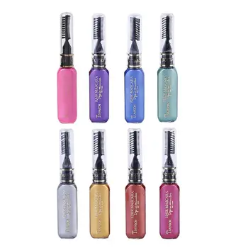 

8Pcs/Set 8 Colors Temporary Hair Color Chalk Instantly Hair Chalks Set Dye Touchup Mascara X7YB