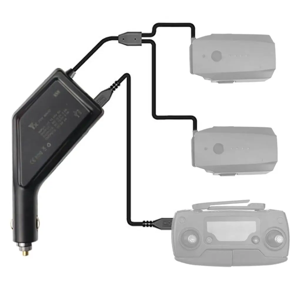 

For Dajiang Royal Mavic Pro Car Charger Battery Remote Control Car Outdoor 3 Road One Tow Three Car Charger Accessories