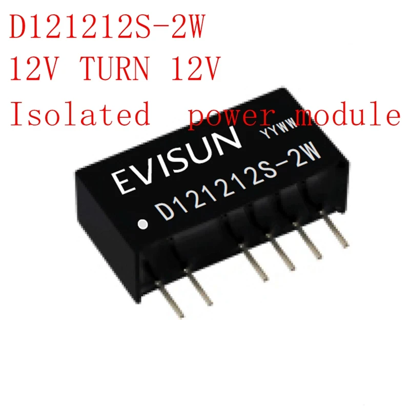 

Isolated Power Module D121212S-2W Dual Isolated Dual Output Positive 12V 12V Conversion+12V and+12V