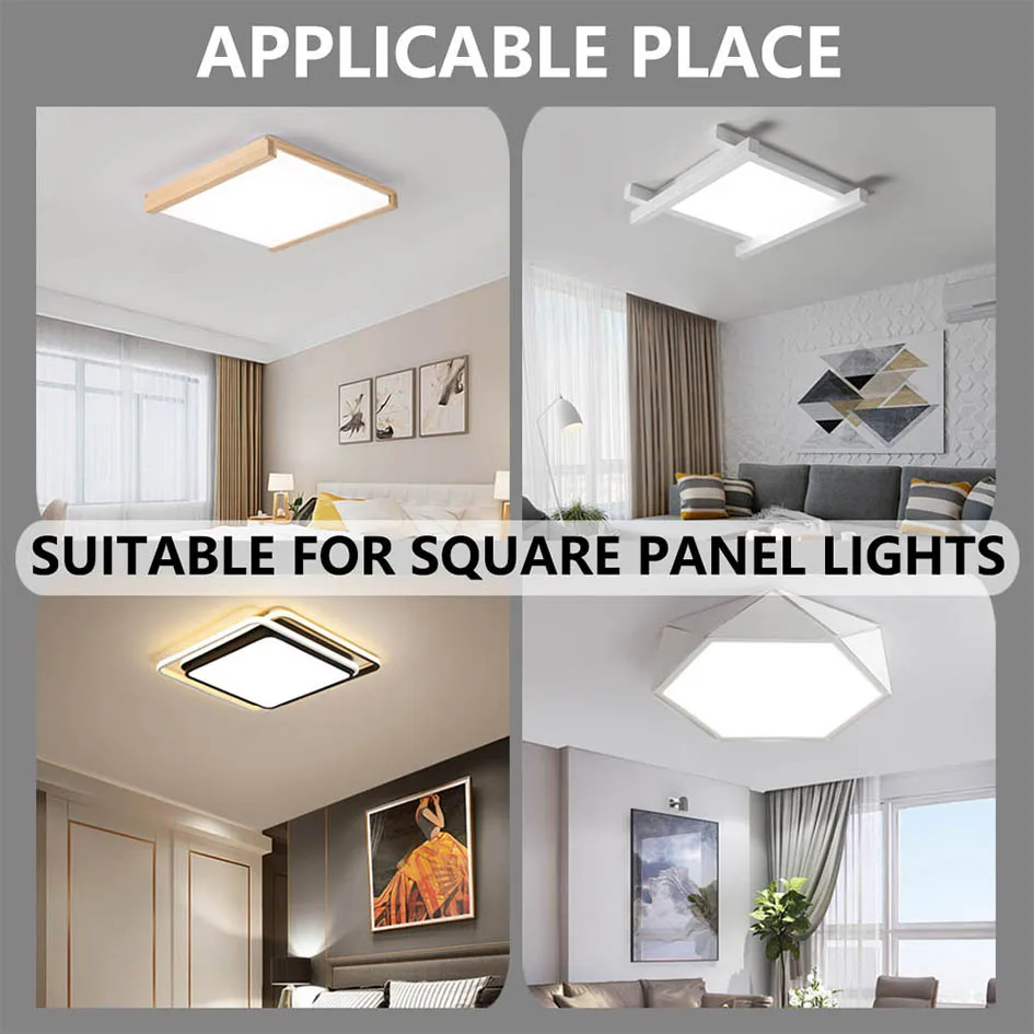 Description Picture 6 of item20W LED Panel Lights SMD Module Lamp Energy Saving AC220V Square Ceiling Lamp Board Replace Light Source Convenient Installation