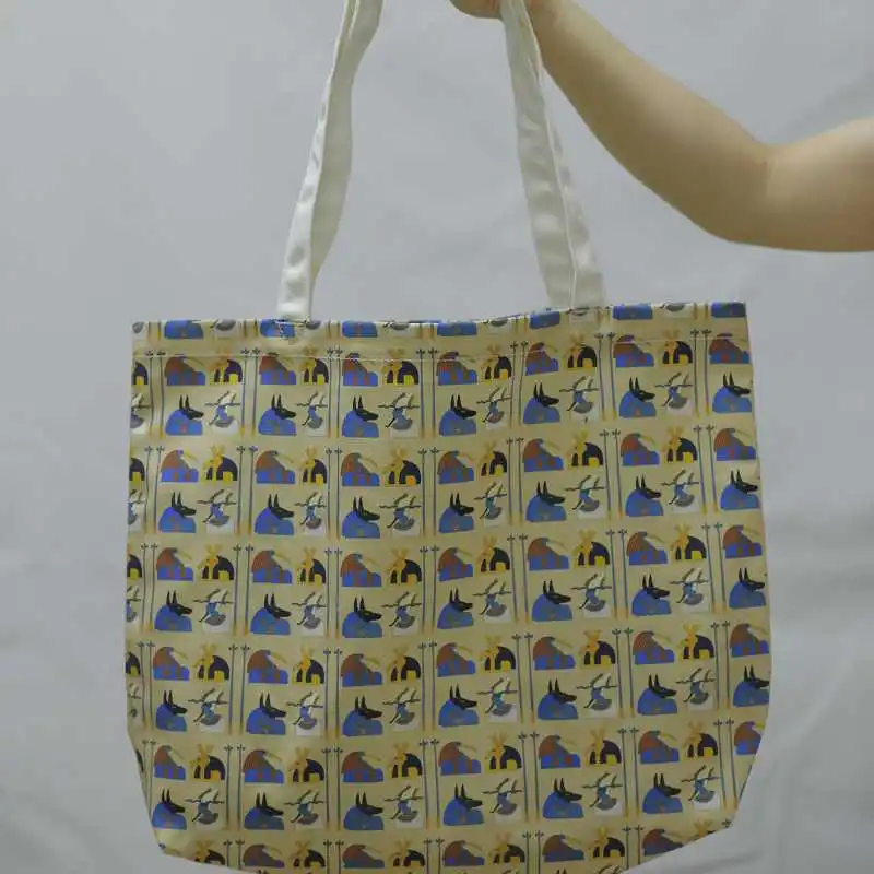 

Canvas Handbag Totes Eco-Grocery Foldable Bag Female Women Storage Shopping Bag Lightweigth Laptop Bag Reusable Bookbag 3 in 1