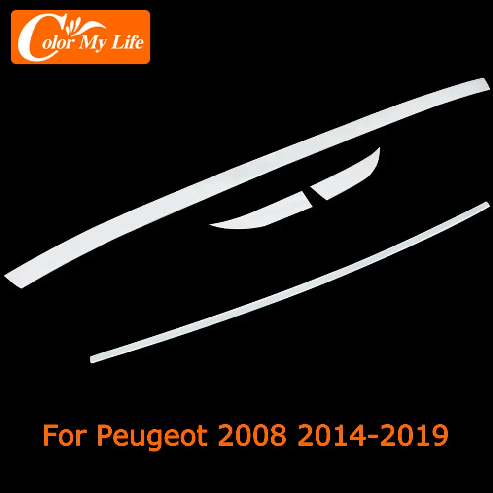 

Накладка на задний бампер для Peugeot 2008, 2014-2018, нержавеющая сталь