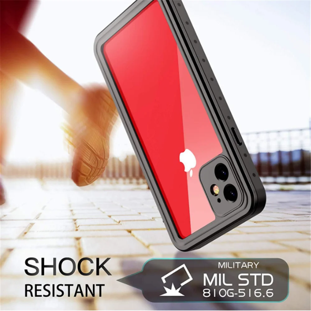 Для спорта на открытом воздухе IP68 Водонепроницаемый чехол для iPhone 11 Pro Чехол для телефона для iPhone 11 Pro Max противоударный подводный пылезащитный