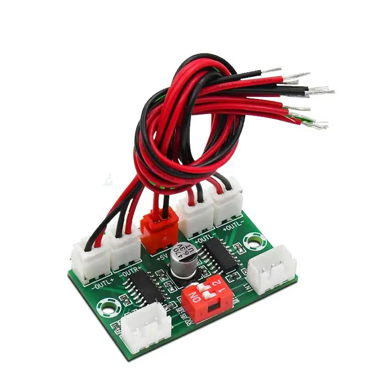 TECNOIOT - Lot De 2 Modules Amplificateurs Audio PAM8403 - 2x3W 5V USB - Avec Potentiomètre Volume Et Interrupteur - DIY