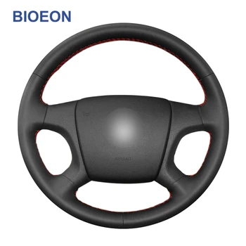 

Black PU Artificial Leather Hand Sewing Car Steering Wheel Cover for Skoda Fabia 2005-2009 Octavia 2004-2009 Roomster 2006-2009