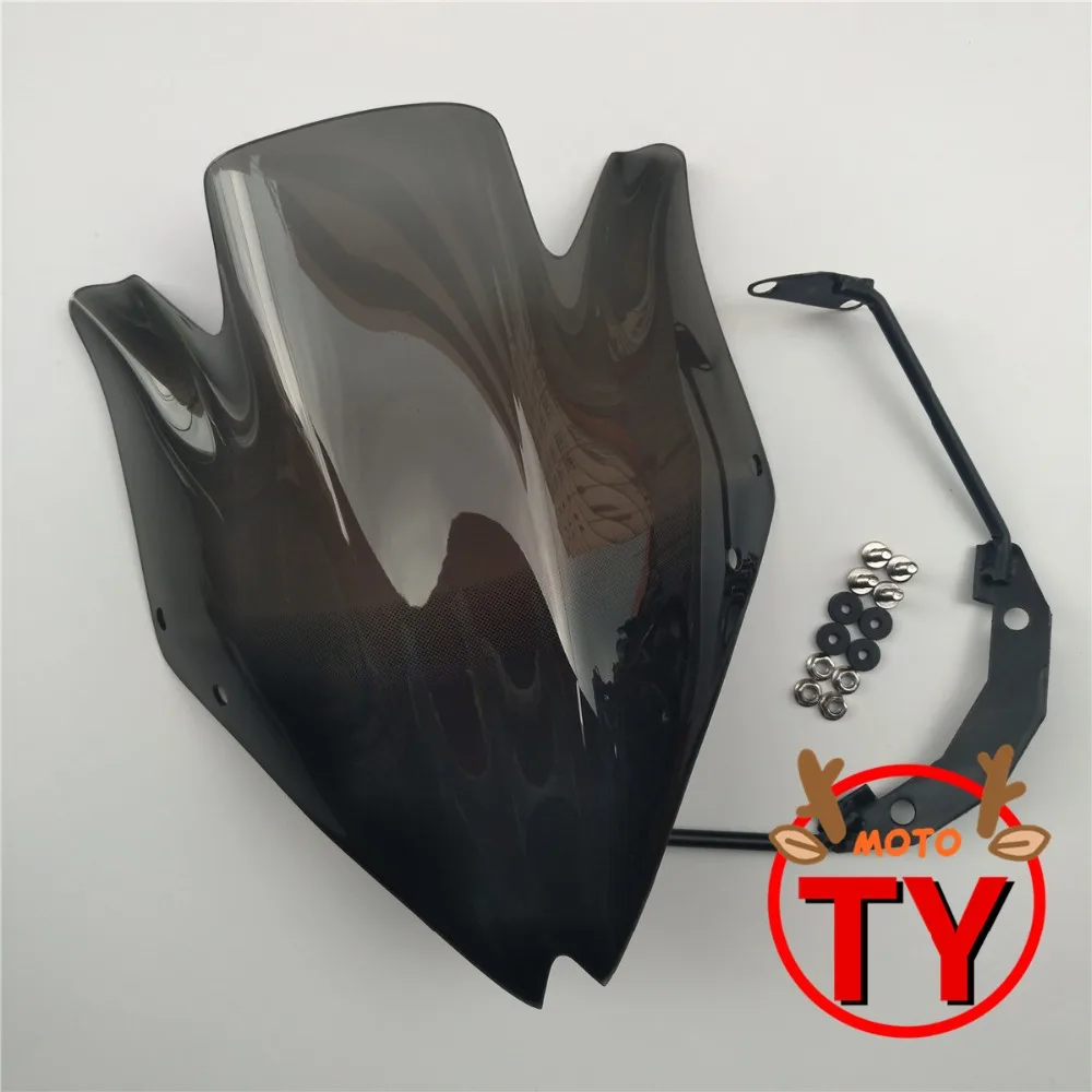 Лобовое стекло мотоцикла с кронштейном для Kawasaki Z750 Z 750 Z750R 2007 2012| |