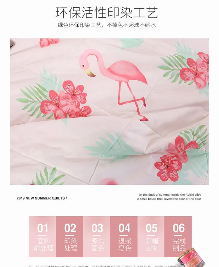 Summer Quilt Washed Cotton Summer Blanket Airable Cover Thin Blanket Machine Washable Network for Manufacturers Direct Selling W
