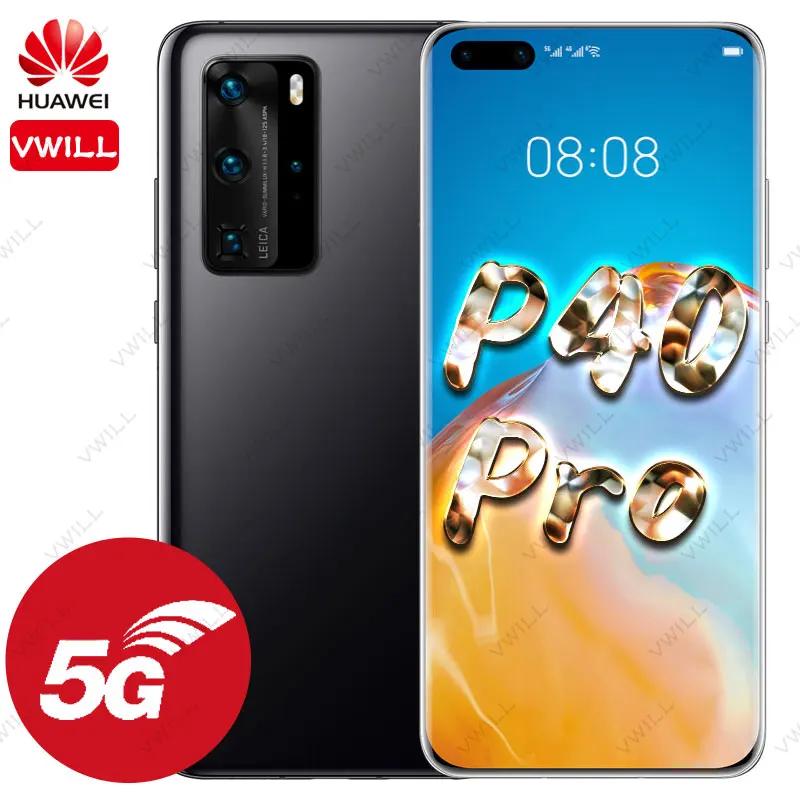 DHL бесплатная доставка глобальная версия Huawei P40 Pro 5G мобильного телефона 6 58