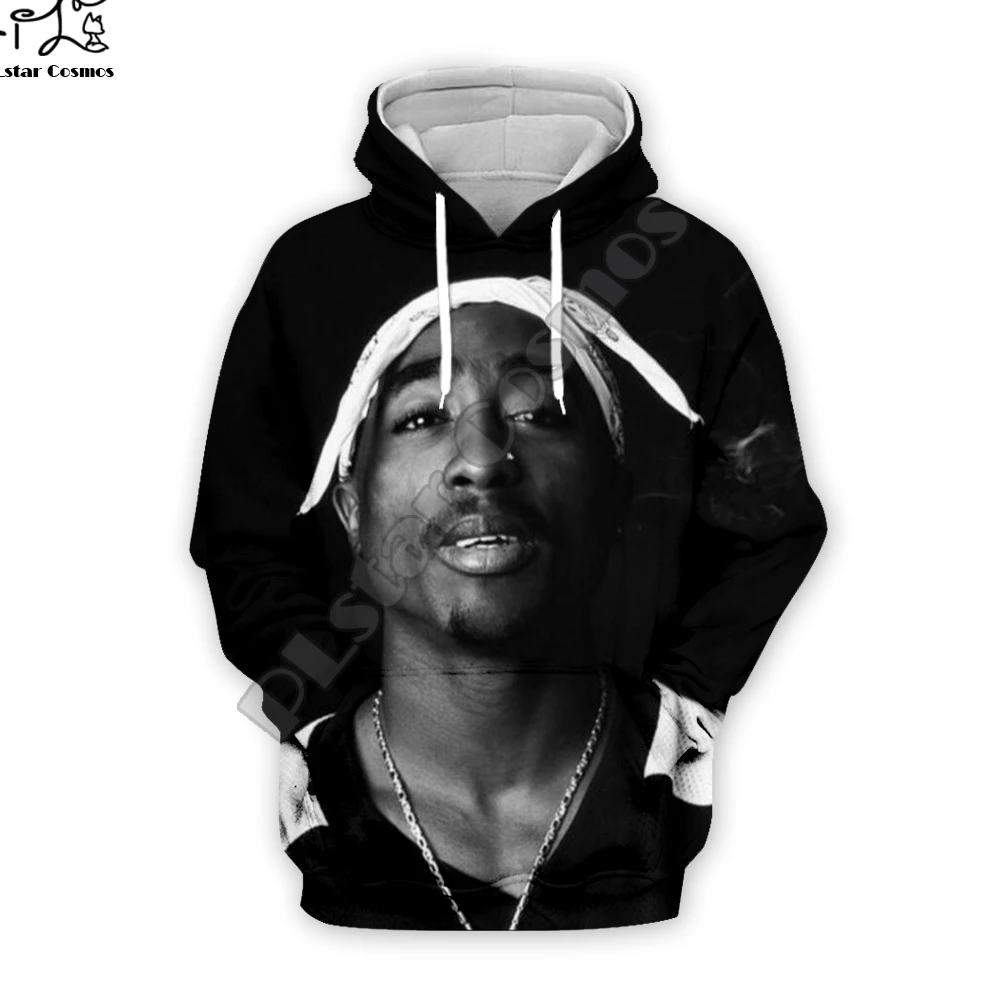 

PLstar Cosmos Tupac 2Pac 90's Rapper Harajuku Tracksuit 3D Print Hoodie/Sweatshirt/Jacket/Men Women hiphop casual style-8