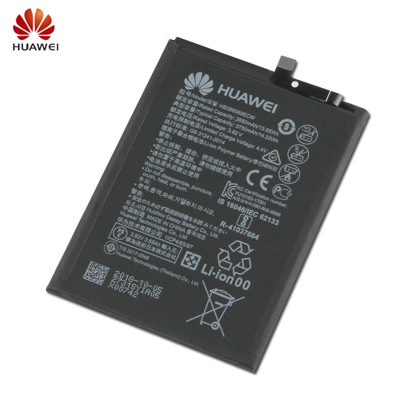 Аккумулятор huawei HB386589ECW для huawei P10 plus P10plus VKY-AL00 3750 мАч 8X P10 plus nova 3 honor Play nova 4 mate20 lite+ инструмент