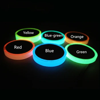 

1.5cm*1m Luminous Fluorescent Night Self-adhesive Glow In The Dark Sticker Tape Safety Security Home Decoration Warning Tape