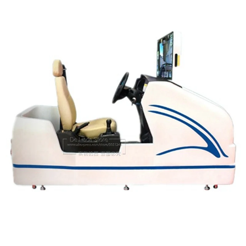 One Screen Car Driving Simulation Machine Driving School Learner Practise Driving Training Simulator Equipment  (2)