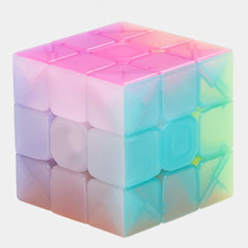 Высокая стоимость производительность Куб ВОЛШЕБНЫЙ 2x2x2 3x3x3 4x4x4 5x5 странная форма Пирамида перекос волшебный куб головоломка игрушка для детей - Цвет: 3X3