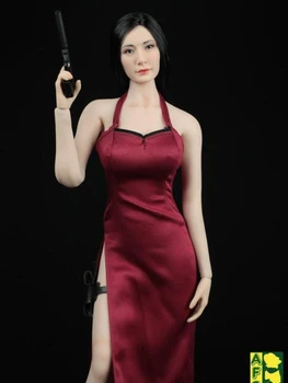 

1/6 Female Killer Cheongsam Clothes Set Red Slim F 12" Figure Model AFS A003R
