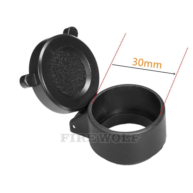 Enhanced Rifle Scope Protective Lens Cover - Quick Flip Spring-Loaded Cap