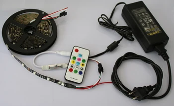 

5m 150LED DC12V ws2811ic 5050 RGB addressable ws2811 led pixels strip with Full Color Remote Controller and driver