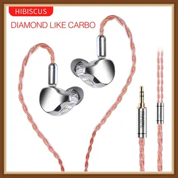 

FAAEAL Hibiscus HiFi Earphone Diamond Like Carbon Diaphragm Dynamic Earbuds Powerful Stereo Monitor Stage IEM Earbud Headphone