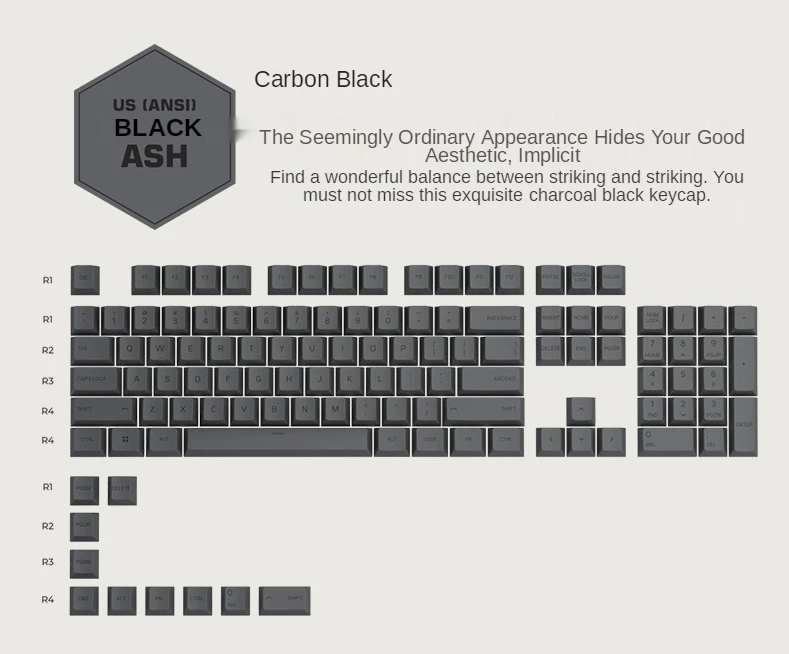 Glorious GPBT KEYCAPS Cherry-Profile Gaming Keyboard Keycaps Made from Super-Durable PBT Plastic 50 H68a3209b79f64a789d0dc2c480e5e578S.jpg