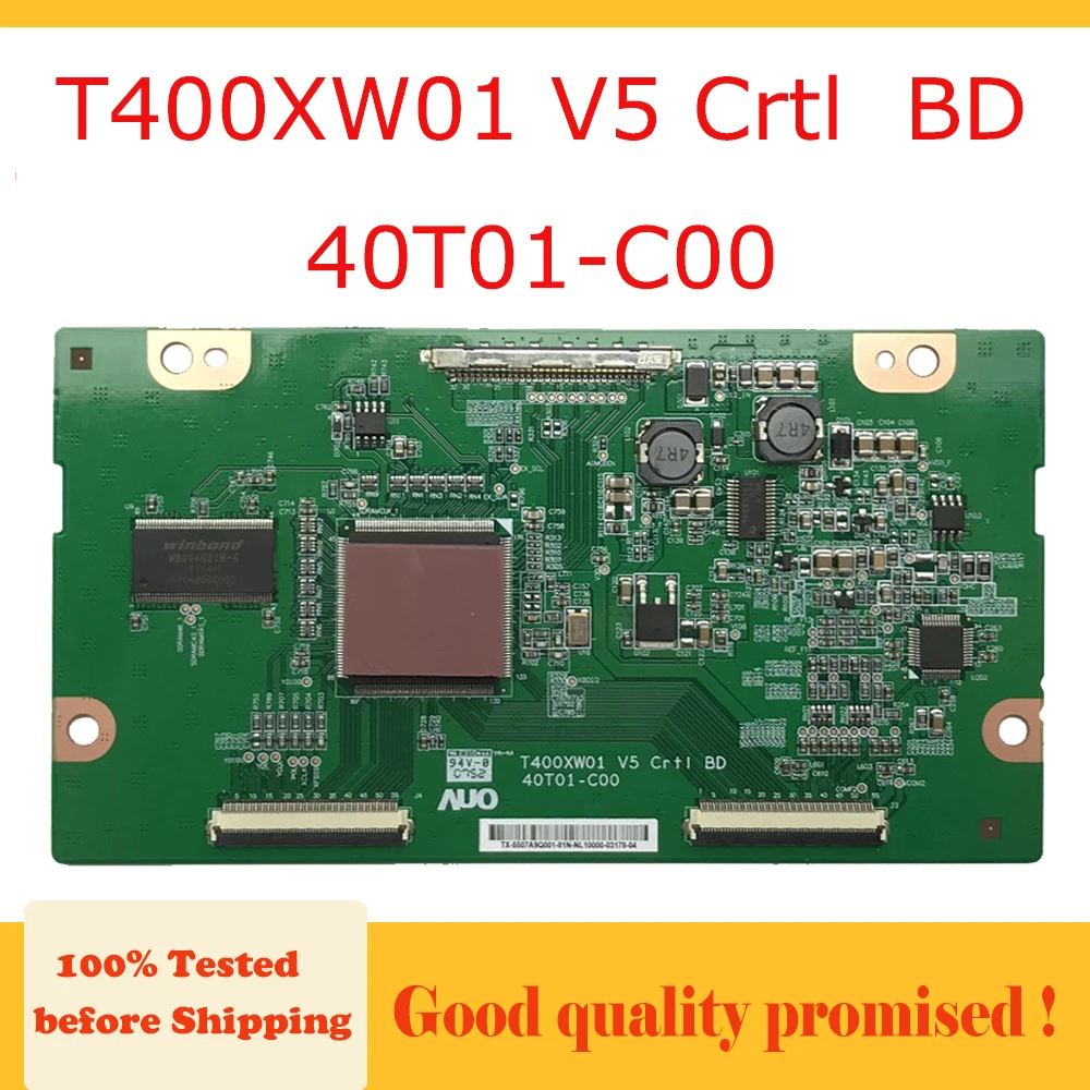 T400XW01 V5 Crtl BD 40T01-C00 T-con плата дисплей карта для ТВ LA40A350C1 LCD-40CA620 L40S9 T400XW01. .. Печатная