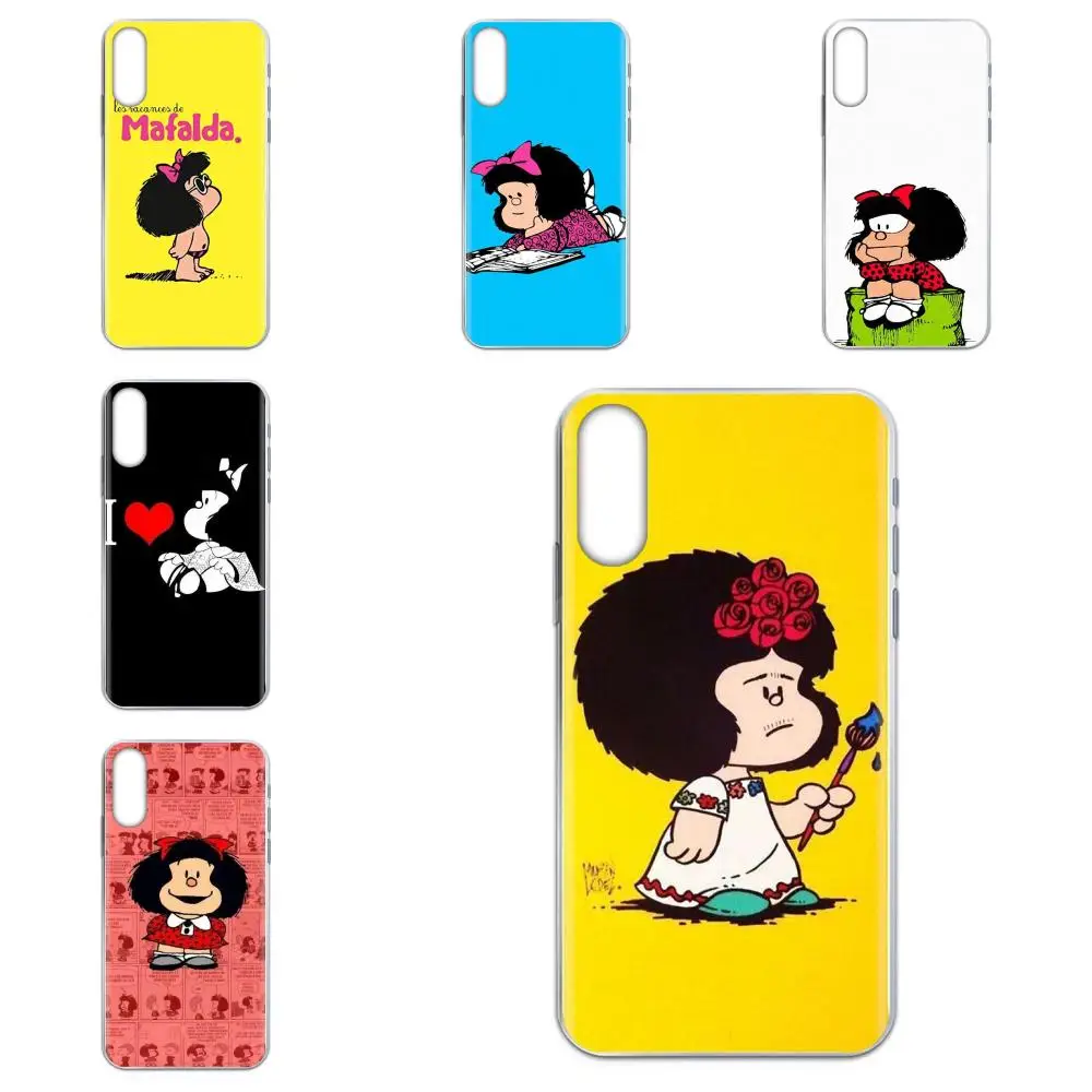 Cartoon Mafalda TPU Cover Case For Samsung Galaxy A71 Note 10 Plus A51 A50 A 71 51 | Мобильные телефоны и аксессуары