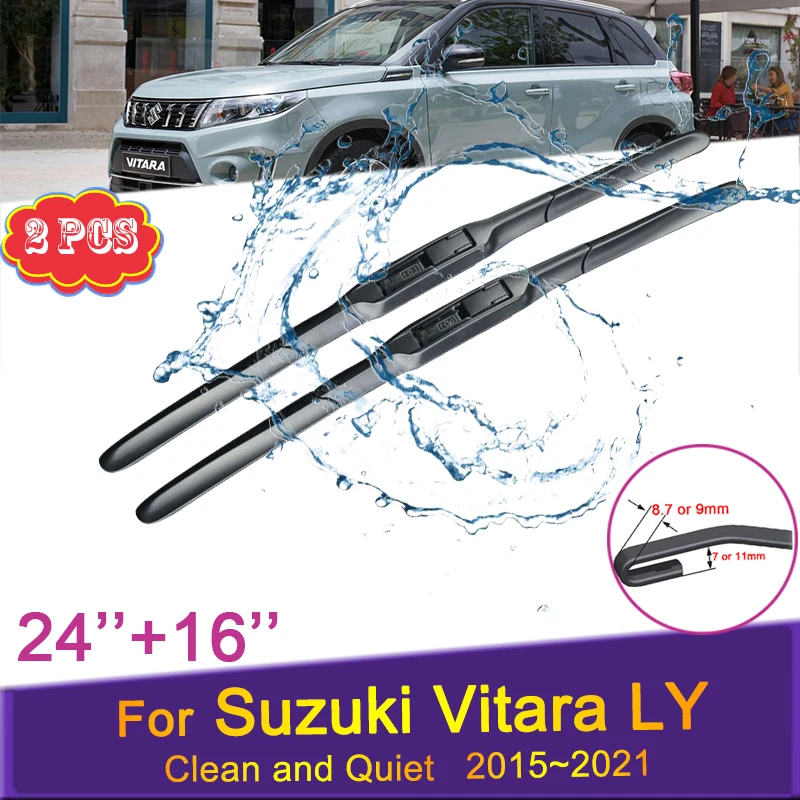 Car Front Wiper Blades for Suzuki Vitara LY 2015 2016 2017 2021
