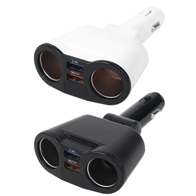 12V 24V ڵ 2    й, QC3.0  USB , LED а, ޴ ȭ º GPS SUV Ʈ