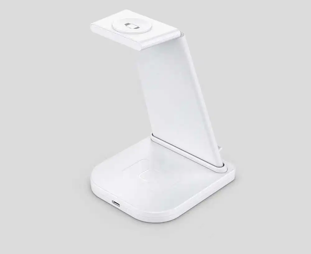 Telefone de Carregamento Fone de Ouvido Suporte de Carregamento Base de Carregamento Adequado para Produtos da Série da Apple Três-em-um Relógio Inteligente é - Image 3