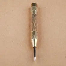 

5 inch Automatic Centre Punch Pin Strike Spring Loaded Marking Starting Holes Tool Steel Paring Chisel Round