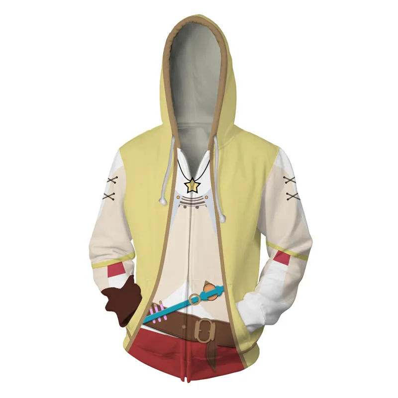 Atelier Ryza: Ever Darkness &amp the Secret Hideout Hoodie Cosplay Reisalin stout Hoodies Uniform Hooded Sweatshirt Zipper Coat Top | Мужская