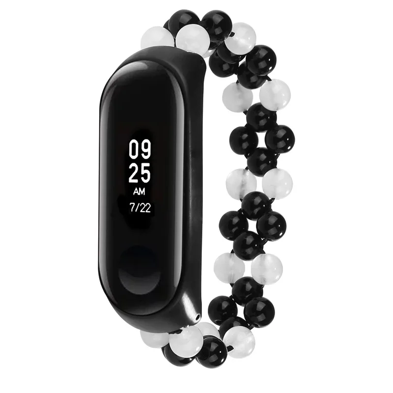 Advaka жемчужная телескопическая цепь браслет ремешок для Xiaomi mi-Band 3 mi Band 4 сменный браслет наручных часов часть для Xiaomi mi Band 3 4