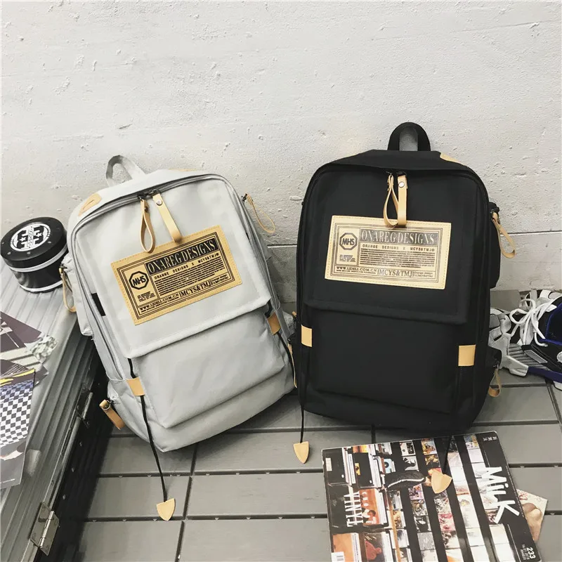 

New 2020 backpack men's backpack casual simple travel backpack schoolbag female wild travel bag rucksack