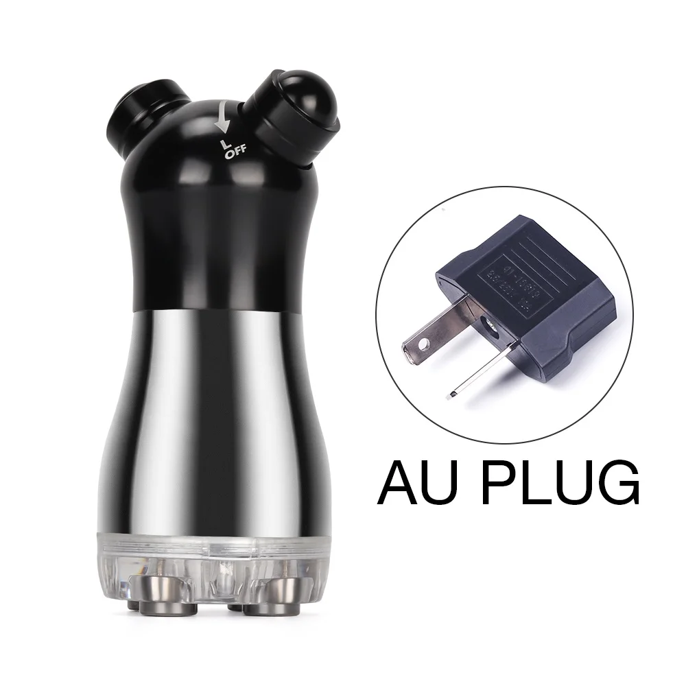 Black AU Plug Радиочастотный массажер тела и лица светодиодный фотон для лица мезотерапия электропорация машина для красоты омоложение лица лифтинг - Цвет: Black AU Plug