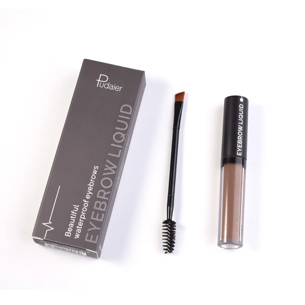 Pudaier Long Lasting Eyebrow Cream Waterproof Liuqid Eye Brow Gel Natural 4D Makeup Eye Brow Tint Black Brown Eyebrow Enhancer Pudaier Long Lasting Eyebrow Cream Waterproof Liuqid Eye Brow Gel Natural 4D Makeup Eye Brow Tint Black Brown Eyebrow Enhancer