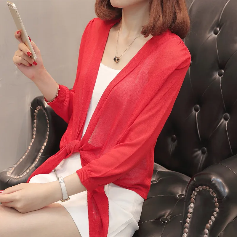 Cardigan Feminino Women Sweaters And Han Edition In The Summer Of 9261 New Ice Dress Small Cape Coat 18- Loft 2 Row 1 Shelves