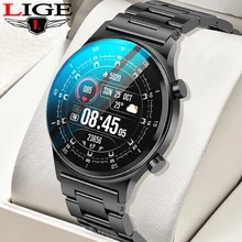 

LIGE New Smart Watch Men Smart Watch Fitness Tracker Heart Rate Sleep Monitor Sports Waterproof Women Smartwatch For Android IOS
