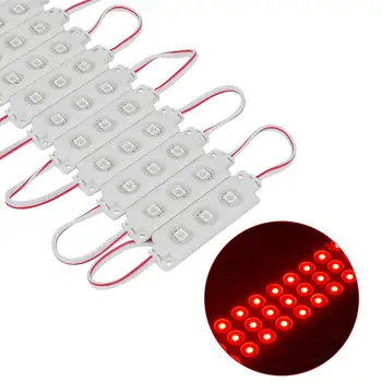 

3 LED Module Red 5050 SMD 0.72W 200PCS/Pack Waterproof Decorative Back Light for Letter Sign Advertising Signs with Tape JK530