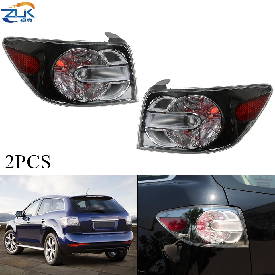 ZUK Pair Rear Bumper Tail Light Tail Lamp Taillight Brake Light For Mazda CX7 CX7 2008 2009
