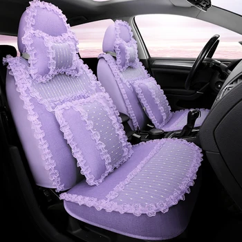 

Full Coverage flax fiber car seat cover auto seats covers for kia niro optima sorento soul spectra sportage 2 3 4