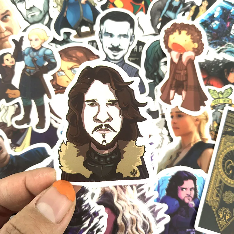 50 шт./упак. Игра престолов граффити наклейки из игры для мотоцикла ноутбук Чемодан скейтборды дневник канцелярские принадлежности