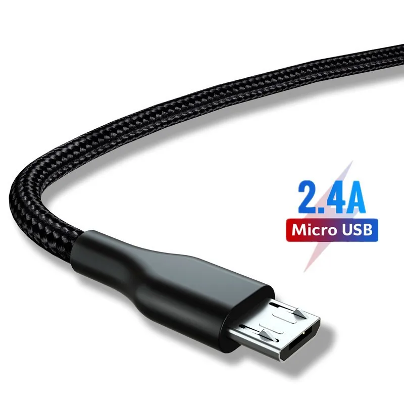 Зарядный кабель Micro USB для Samsung A8 A7 2018 S7 внешний зарядный Дата Xiaomi Redmi Note 5 Pro 4