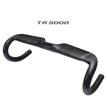 

TR3000 New Design Carbon Fiber Road Bike Handlebar Internal Routing Bike Handlebar 31.8 * 400/420 / 440mm Bicycle Parts